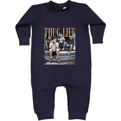 Golden Girls Thug Life Street Toddler Hoodie Or Infant Fleece Romper Navy Blue