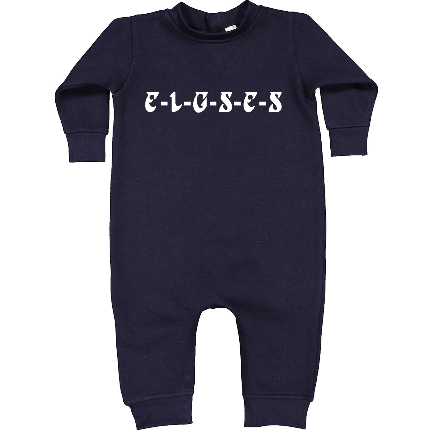 E-L-G-S-E-S Eagles Chant Toddler Hoodie Or Infant Fleece Romper Navy Blue