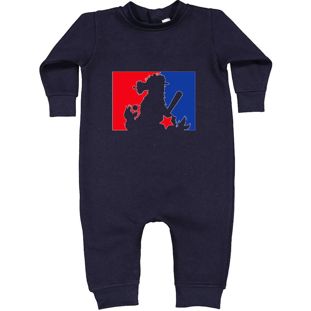Philly Baseball Phan Toddler Hoodie Or Infant Fleece Romper Navy Blue