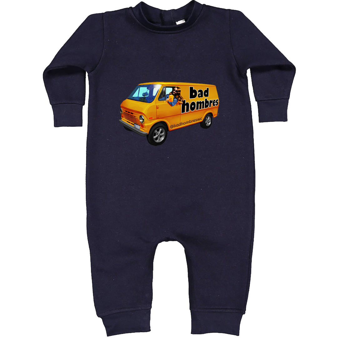 Bad Hombres Van West Chester Band Toddler Hoodie Or Infant Fleece Romper Navy Blue