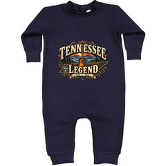 Tennessee Legend Country Music Dolly Toddler Hoodie Or Infant Fleece Romper Navy Blue