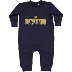 Boston City Pride Irish Toddler Hoodie Or Infant Fleece Romper Navy Blue