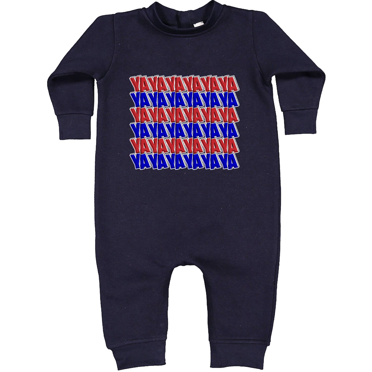 YaYaYa YaYa Cowboy Toddler Hoodie Or Infant Fleece Romper Navy Blue