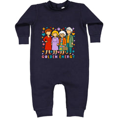 Golden Forever Golden Girls Toddler Hoodie Or Infant Fleece Romper Navy Blue