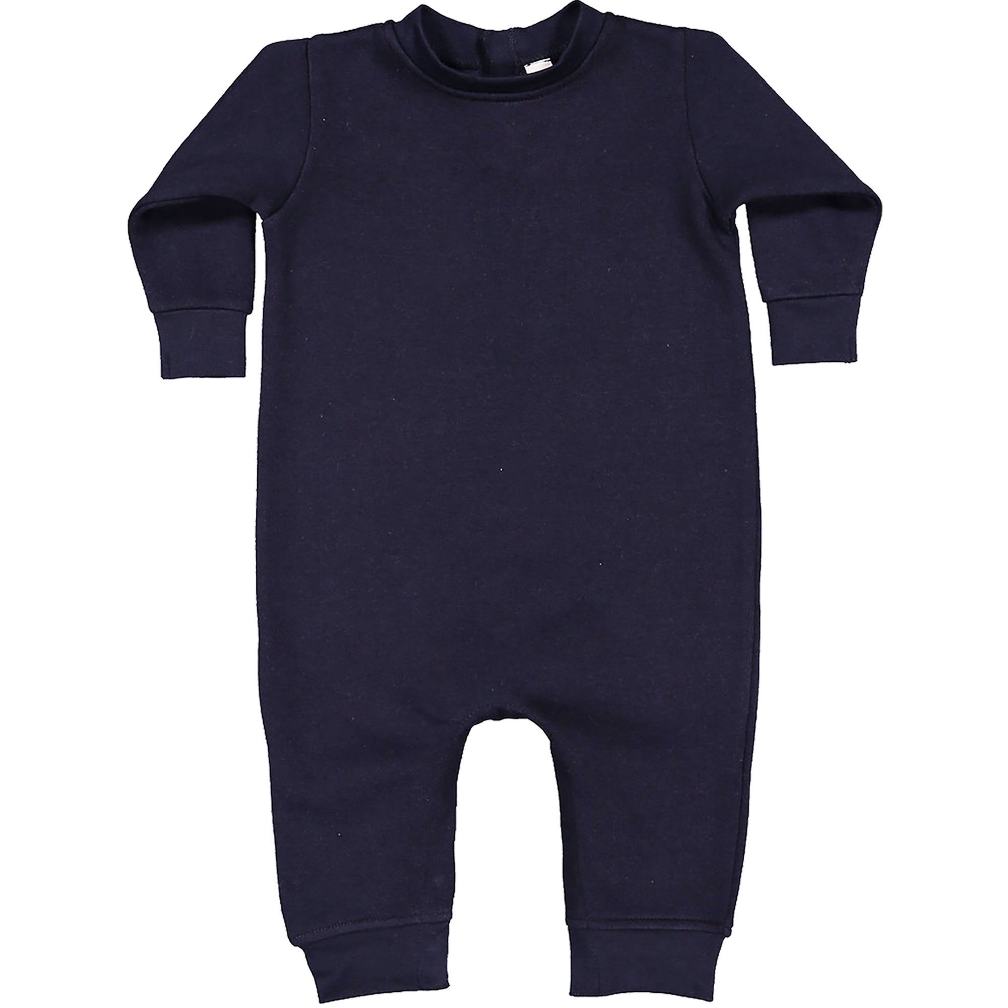 Basics - Pure & Simple Blank Apparel Toddler Hoodie Or Infant Fleece Romper Navy Blue