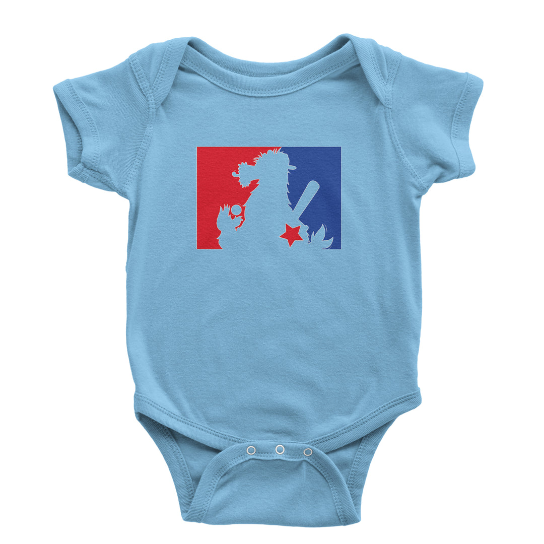 Philly Baseball Phan Infant One-Piece Romper Bodysuit Or Toddler T-shirt Light Blue