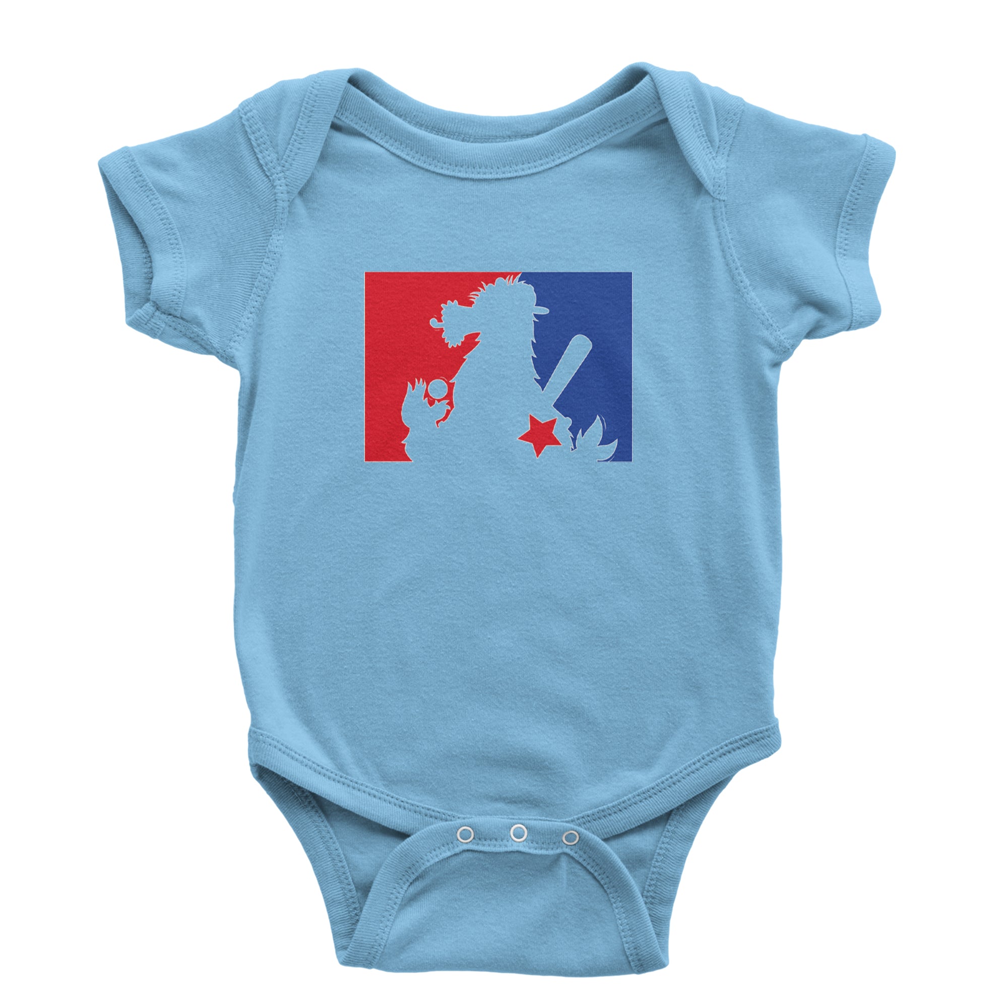 Philly Baseball Phan Infant One-Piece Romper Bodysuit Or Toddler T-shirt Light Blue