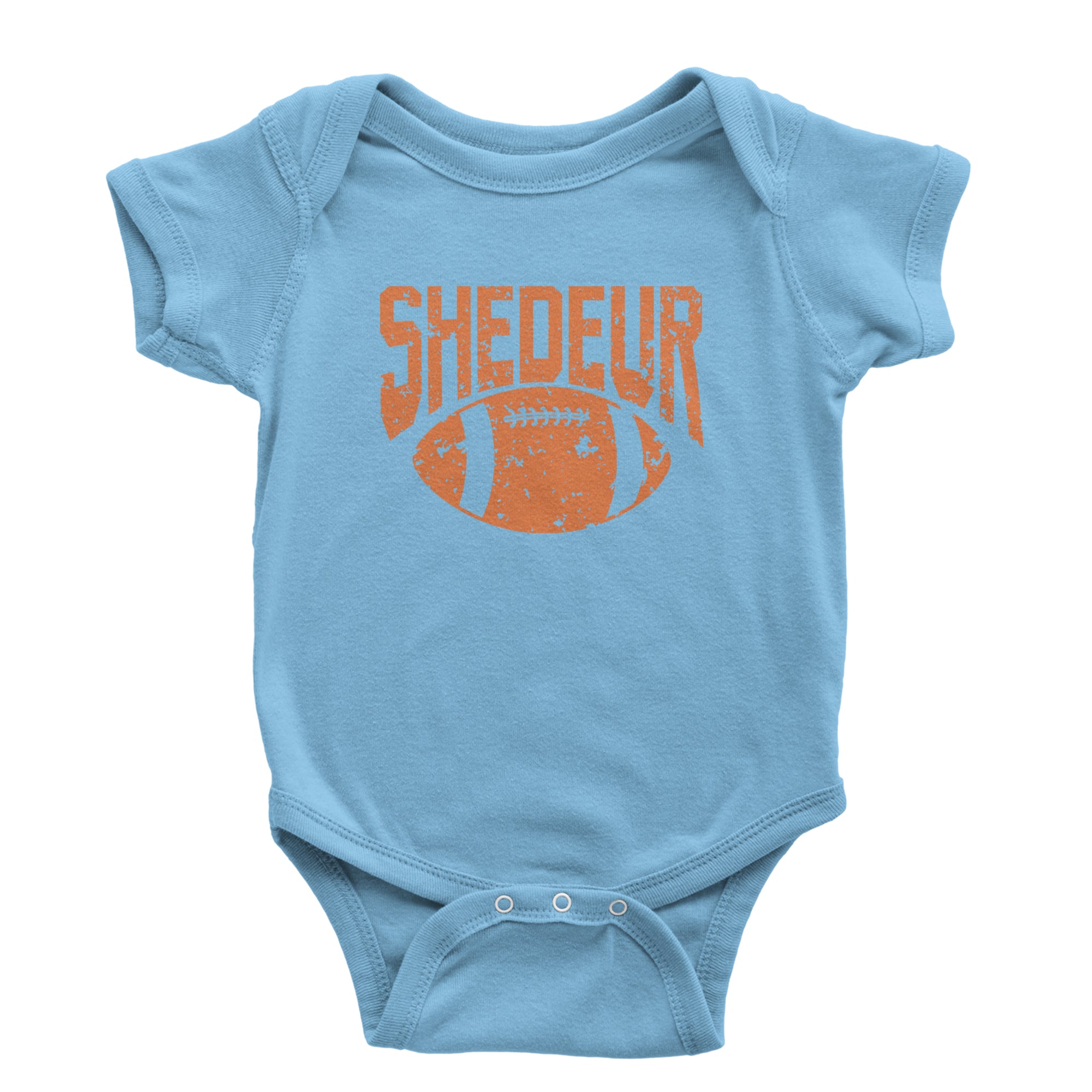 Shedeur Football Infant One-Piece Romper Bodysuit Or Toddler T-shirt Light Blue