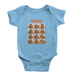 Punch Play Hard Love Harder Infant One-Piece Romper Bodysuit Or Toddler T-shirt Light Blue