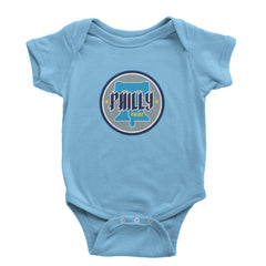 Philly Pride Liberty Bell Infant One-Piece Romper Bodysuit Or Toddler T-shirt Light Blue