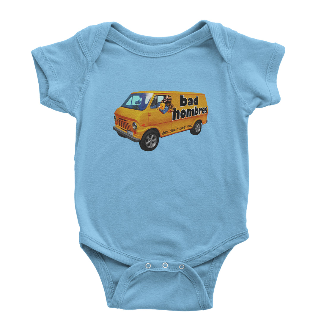 Bad Hombres Van West Chester Band Infant One-Piece Romper Bodysuit Or Toddler T-shirt Light Blue