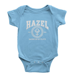 Hazel Daughter of Pluto Roman Gold Infant One-Piece Romper Bodysuit Or Toddler T-shirt Light Blue