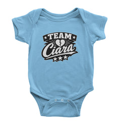 Team Ciara Scamanda Broken Heart Infant One-Piece Romper Bodysuit Or Toddler T-shirt Light Blue
