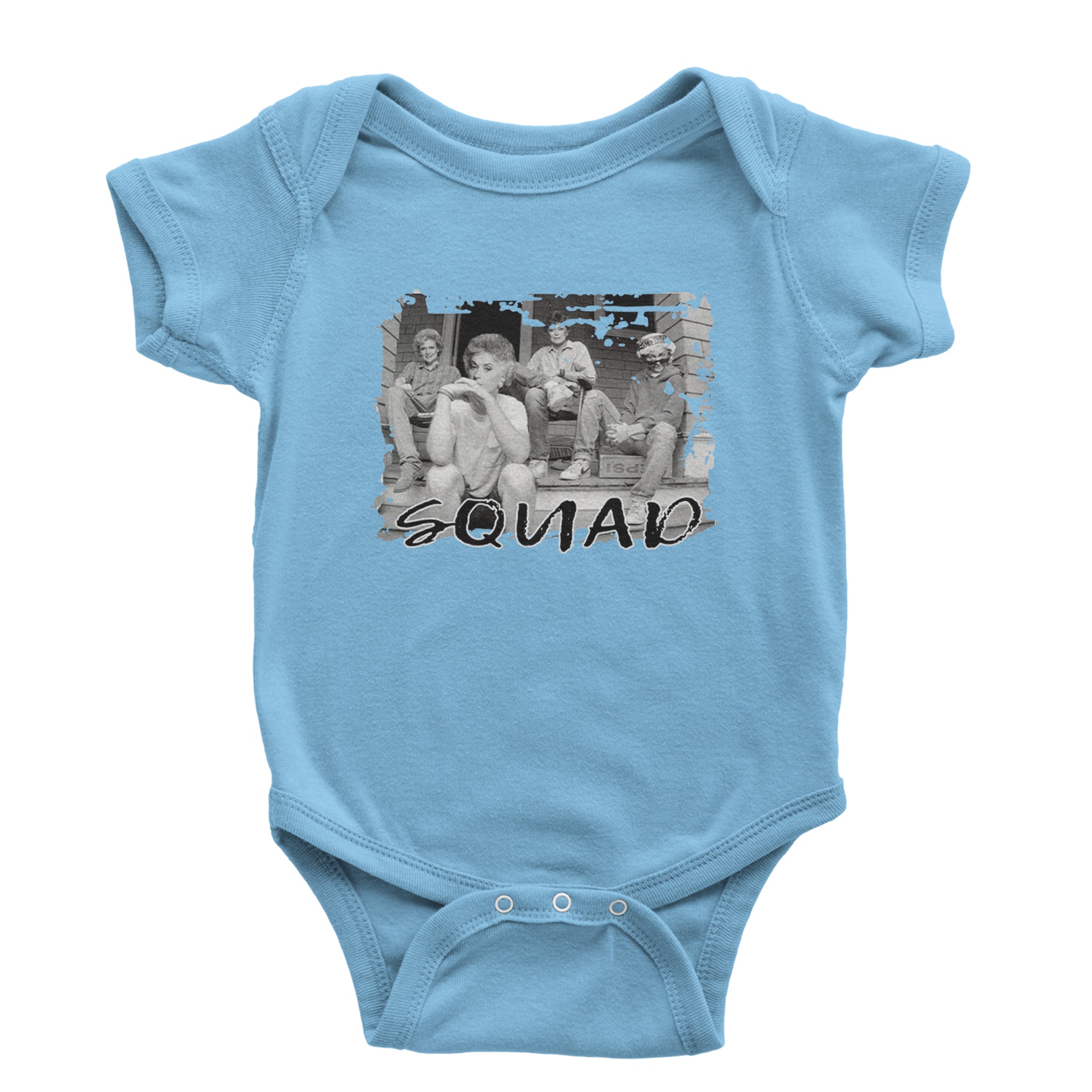 Squad Golden Girls Infant One-Piece Romper Bodysuit Or Toddler T-shirt Light Blue