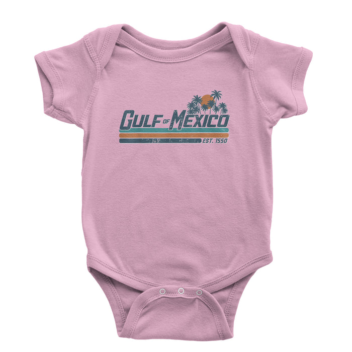 Gulf Of Mexico Established Year 1550 Infant One-Piece Romper Bodysuit Or Toddler T-shirt