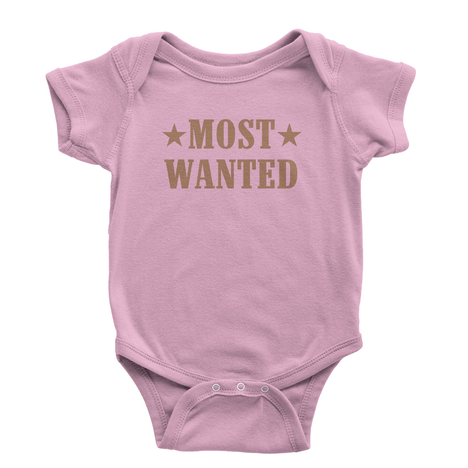 Most Wanted Cowboy Infant One-Piece Romper Bodysuit Or Toddler T-shirt Light Pink