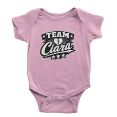 Team Ciara Scamanda Broken Heart Infant One-Piece Romper Bodysuit Or Toddler T-shirt Light Pink