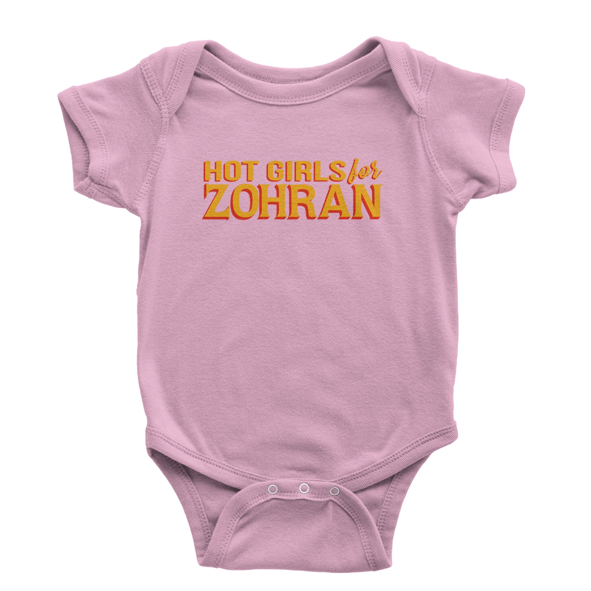 Hot Girls for Zohran Meme Infant One-Piece Romper Bodysuit Or Toddler T-shirt Light Pink