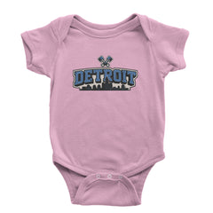 Detroit Motor City Retro Piston Infant One-Piece Romper Bodysuit Or Toddler T-shirt Light Pink