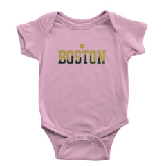 Boston City Pride Irish Infant One-Piece Romper Bodysuit Or Toddler T-shirt Light Pink