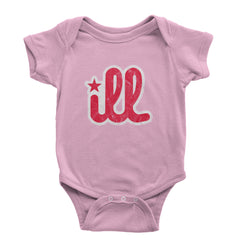 ILL Vintage It's A Philly Thing Infant One-Piece Romper Bodysuit Or Toddler T-shirt Light Pink