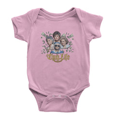 Golden Chain Thug Life Girls Infant One-Piece Romper Bodysuit Or Toddler T-shirt Light Pink