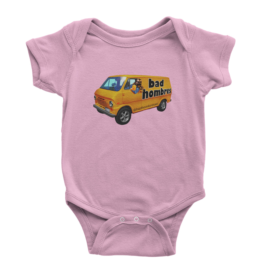 Bad Hombres Van West Chester Band Infant One-Piece Romper Bodysuit Or Toddler T-shirt Light Pink