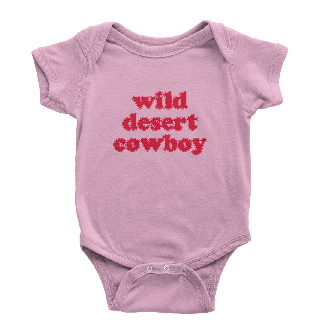 Wild Desert Cowboy Country Infant One-Piece Romper Bodysuit Or Toddler T-shirt Light Pink