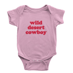 Wild Desert Cowboy Country Infant One-Piece Romper Bodysuit Or Toddler T-shirt Light Pink