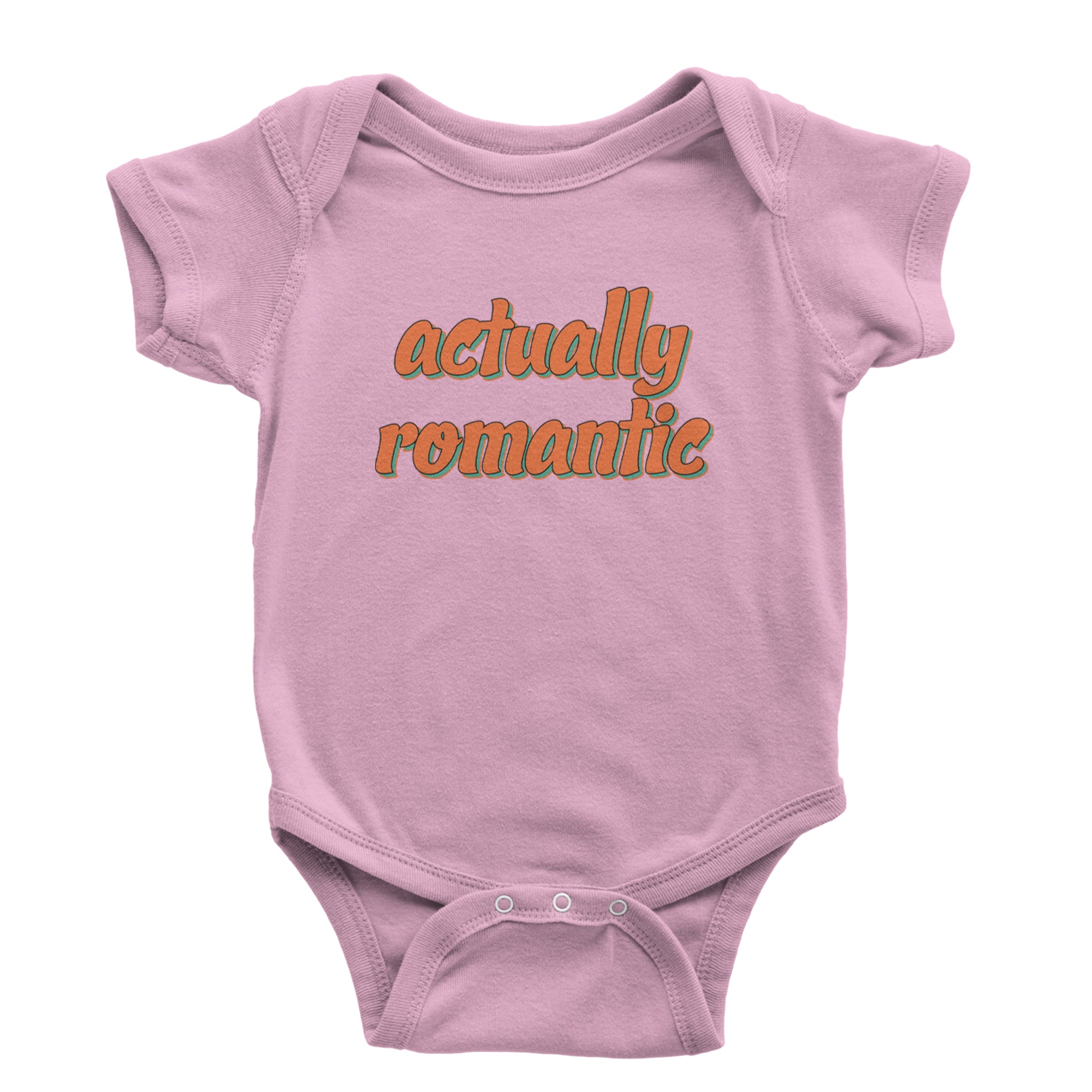 Actually Romantic Infant One-Piece Romper Bodysuit Or Toddler T-shirt Light Pink