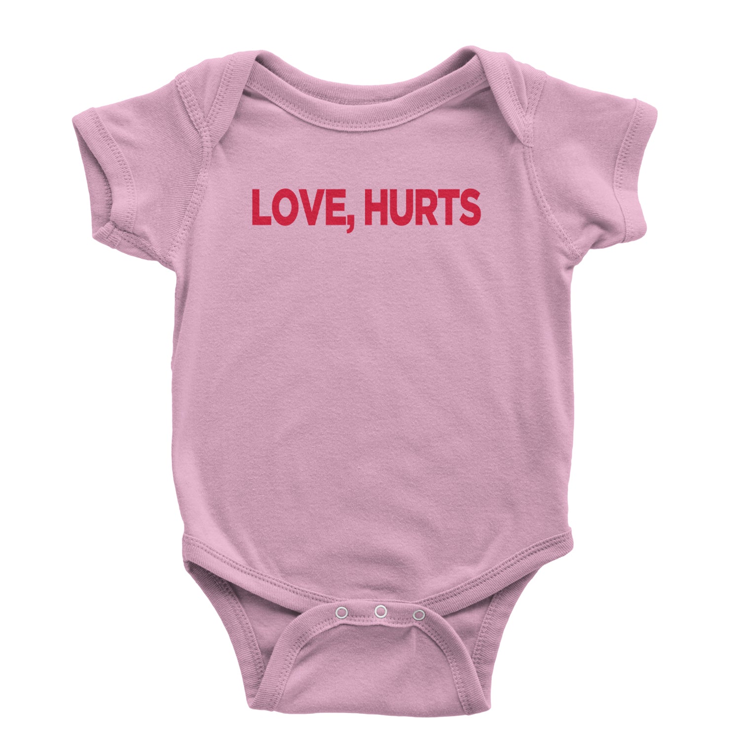 Love Hurts Infant One-Piece Romper Bodysuit Or Toddler T-shirt Light Pink