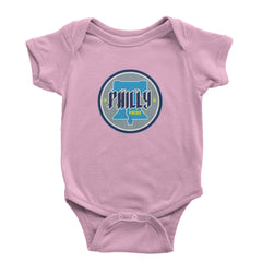 Philly Pride Liberty Bell Infant One-Piece Romper Bodysuit Or Toddler T-shirt Light Pink