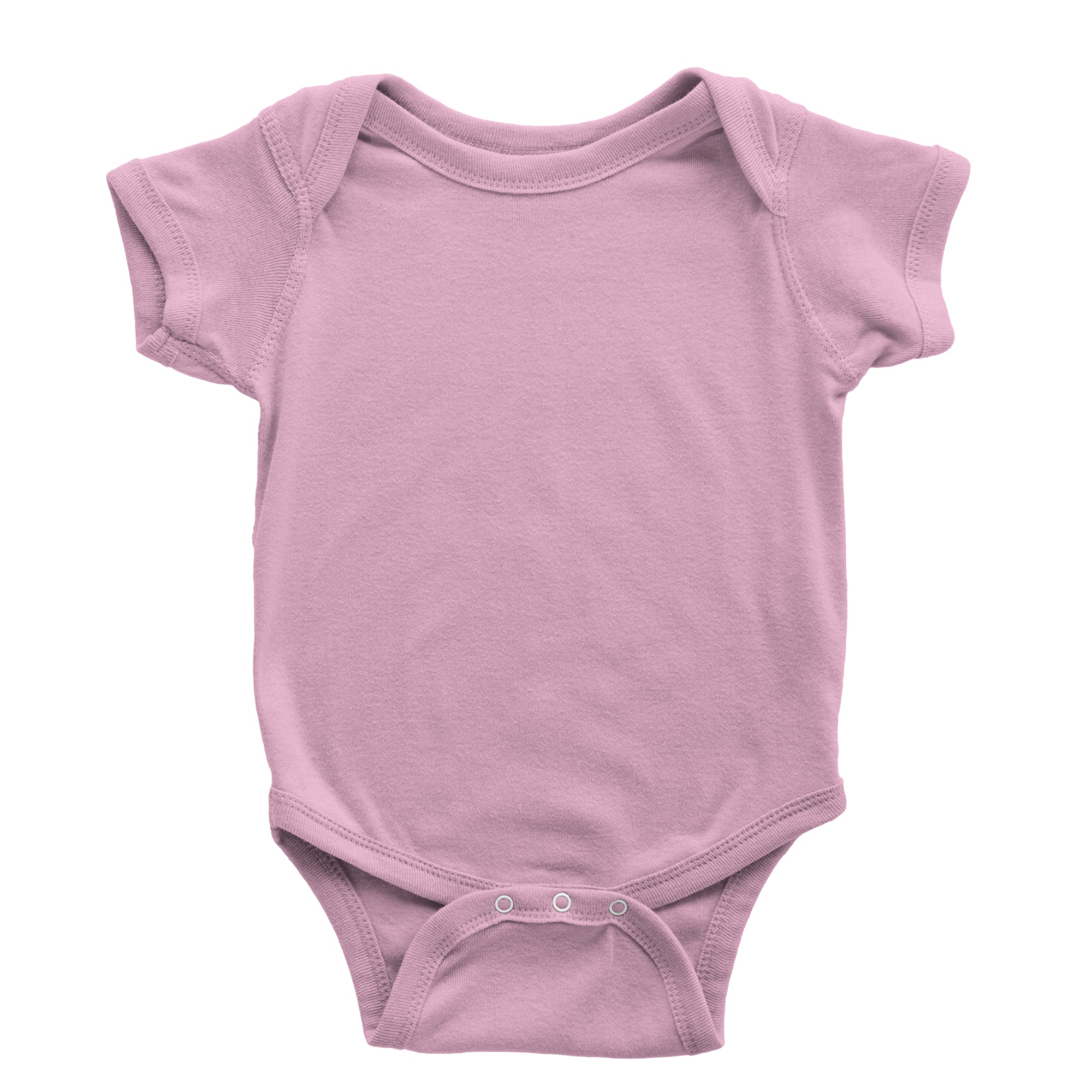 Basics - Pure & Simple Blank Apparel Infant One-Piece Romper Bodysuit Or Toddler T-shirt Light Pink