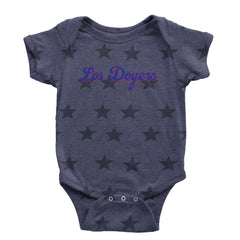 Los Doyers LA Baseball Infant One-Piece Romper Bodysuit Or Toddler T-shirt Navy Blue STAR