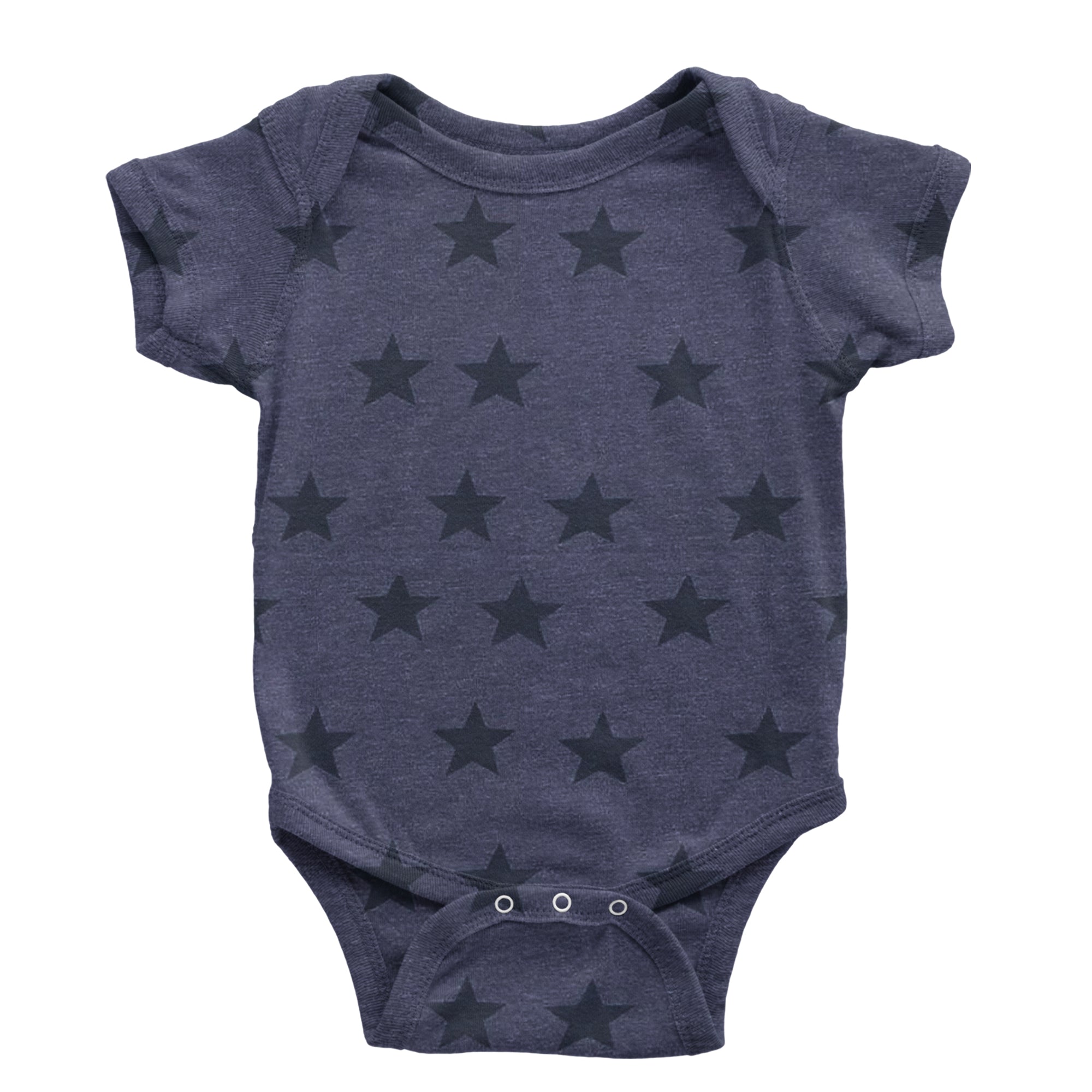 Basics - Pure & Simple Blank Apparel Infant One-Piece Romper Bodysuit Or Toddler T-shirt Navy Blue STAR