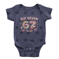 67 Candy Swirl Meme Infant One-Piece Romper Bodysuit Or Toddler T-shirt Navy Blue STAR