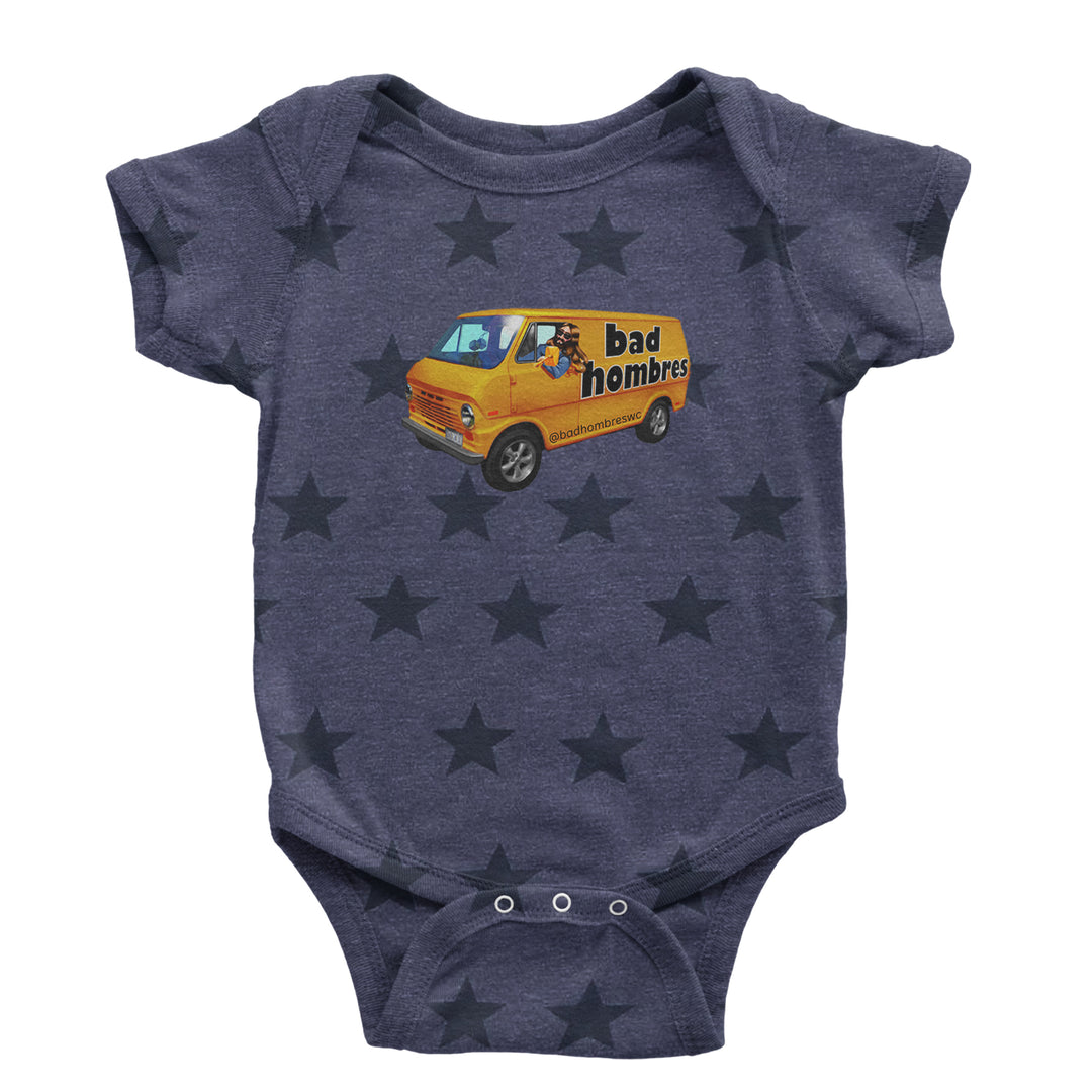Bad Hombres Van West Chester Band Infant One-Piece Romper Bodysuit Or Toddler T-shirt Navy Blue STAR
