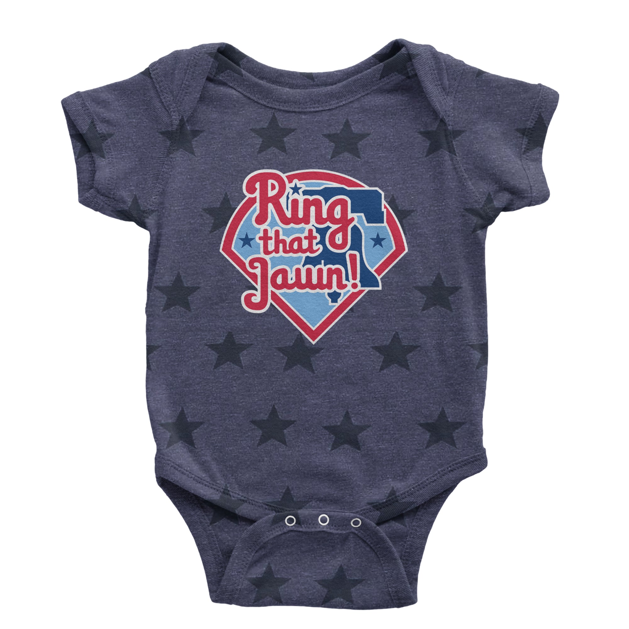 Ring That Jawn Philly Baseball Infant One-Piece Romper Bodysuit Or Toddler T-shirt Navy Blue STAR