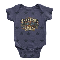 Tennessee Legend Country Music Dolly Infant One-Piece Romper Bodysuit Or Toddler T-shirt Navy Blue STAR