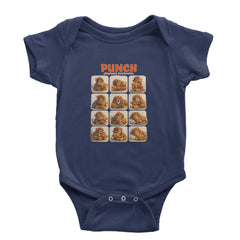 Punch Play Hard Love Harder Infant One-Piece Romper Bodysuit Or Toddler T-shirt Navy Blue