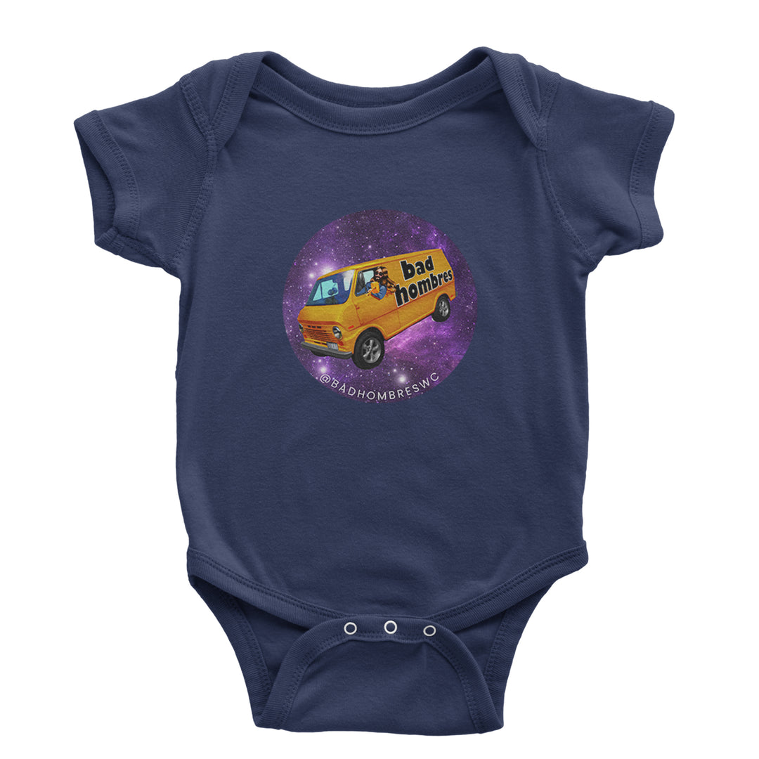 Bad Hombres Space West Chester Band Infant One-Piece Romper Bodysuit Or Toddler T-shirt Navy Blue
