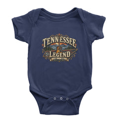 Tennessee Legend Country Music Dolly Infant One-Piece Romper Bodysuit Or Toddler T-shirt Navy Blue