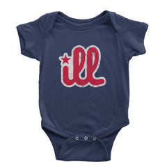 ILL Vintage It's A Philly Thing Infant One-Piece Romper Bodysuit Or Toddler T-shirt Navy Blue