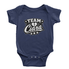 Team Ciara Scamanda Broken Heart Infant One-Piece Romper Bodysuit Or Toddler T-shirt Navy Blue