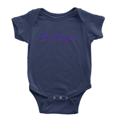 Los Doyers LA Baseball Infant One-Piece Romper Bodysuit Or Toddler T-shirt Navy Blue