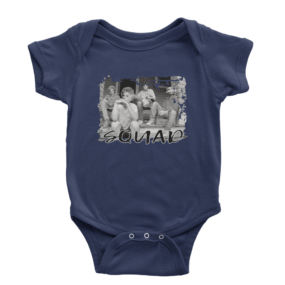 Squad Golden Girls Infant One-Piece Romper Bodysuit Or Toddler T-shirt Navy Blue