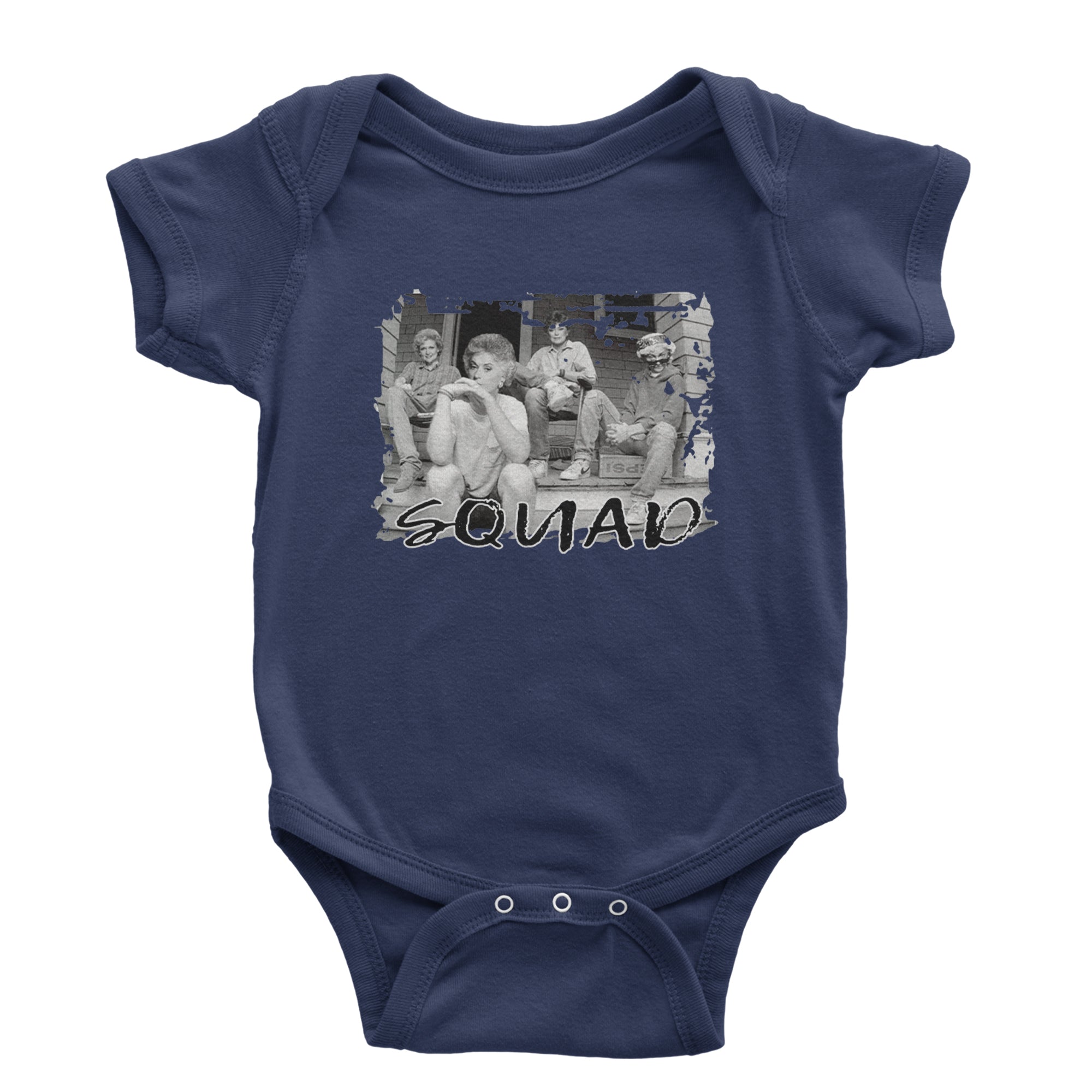 Squad Golden Girls Infant One-Piece Romper Bodysuit Or Toddler T-shirt Navy Blue