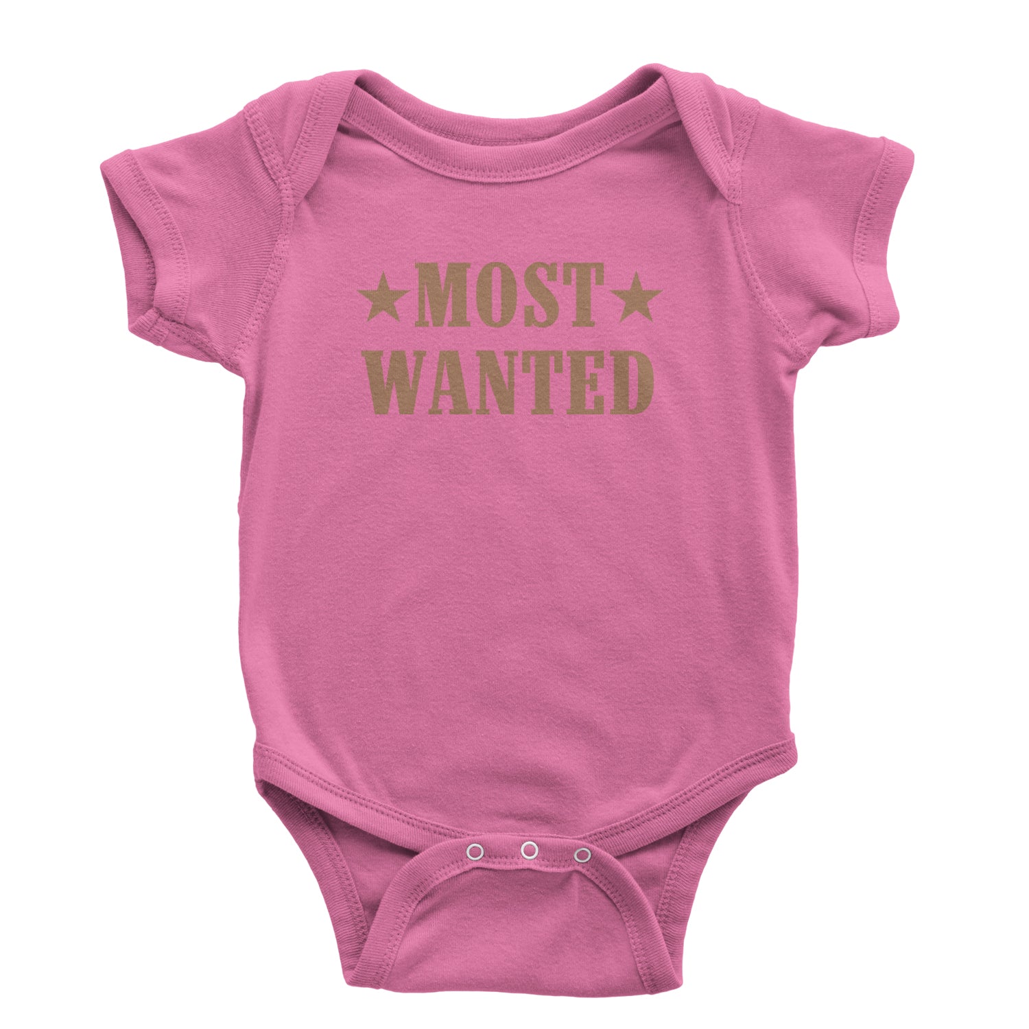 Most Wanted Cowboy Infant One-Piece Romper Bodysuit Or Toddler T-shirt Raspberry