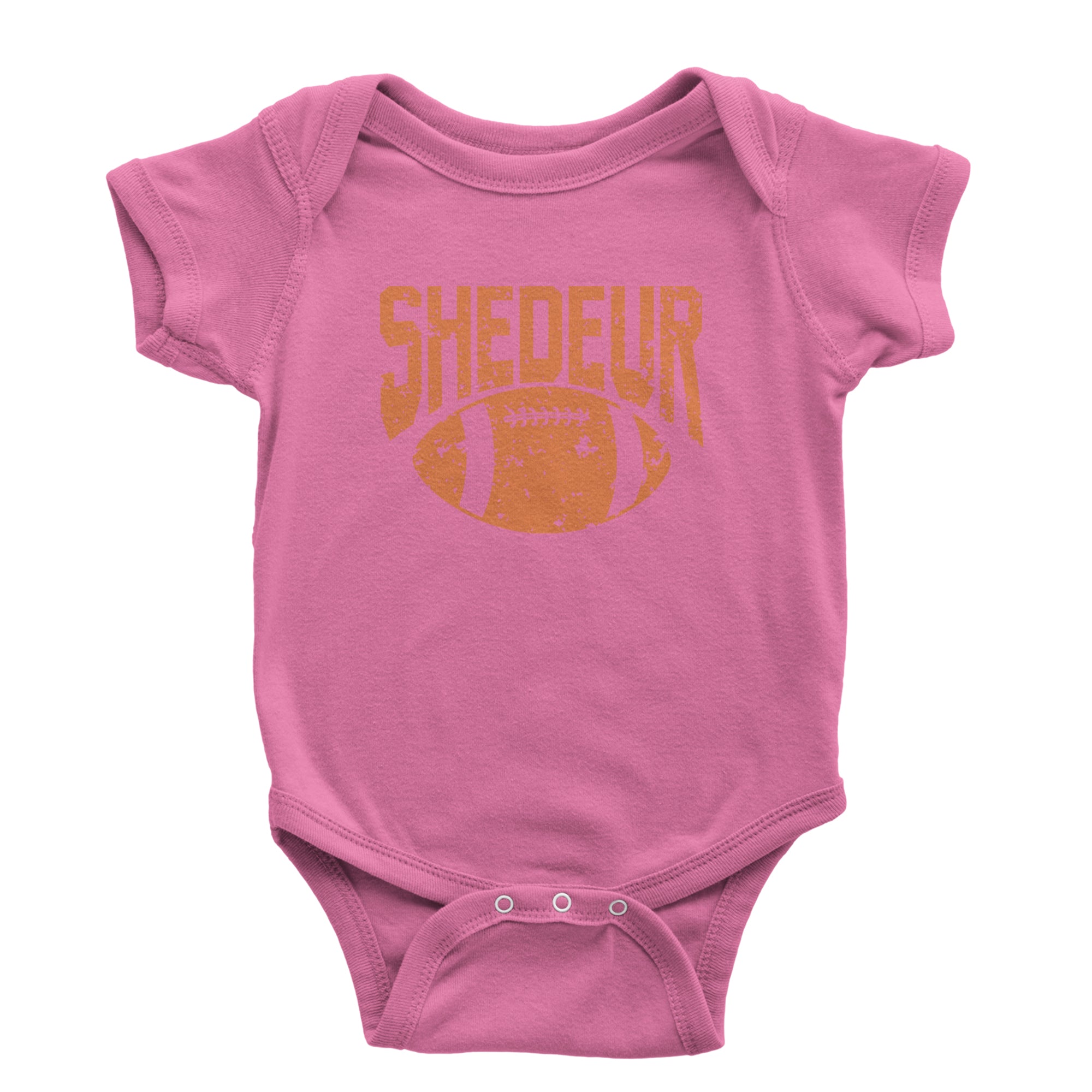 Shedeur Football Infant One-Piece Romper Bodysuit Or Toddler T-shirt Raspberry