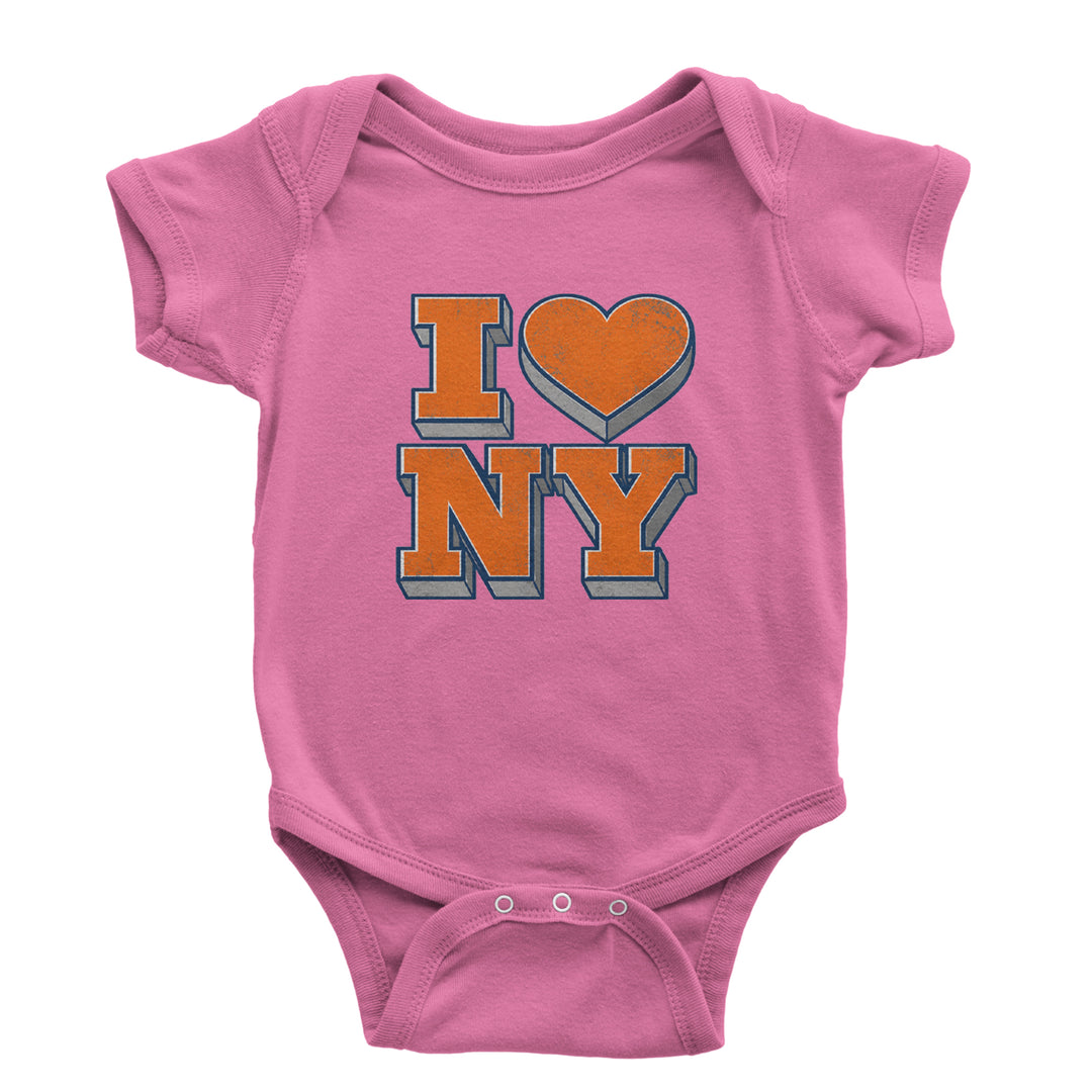New York City Pride Heart Infant One-Piece Romper Bodysuit Or Toddler T-shirt Raspberry